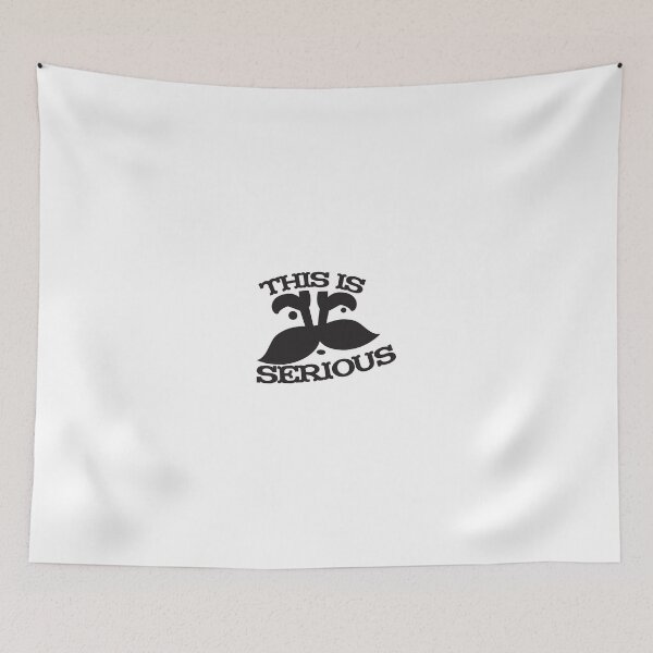 Item preview, This is serious with mustache designed and sold by jazzydevil.