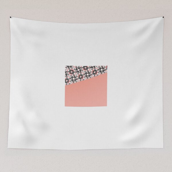 Item preview, PATCHWORK MODERN PEACH and GREY designed and sold by ackelly4.
