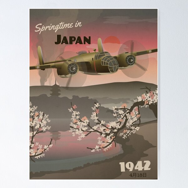 Item preview, Japan 1942 - Doolittle Raid Travel Poster designed and sold by The War Effort.