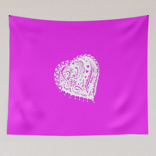 Aperçu de l'œuvre Valentine Heart 6 Aussie Tangle - Voir la description Remarque sur le choix de la couleur différente créée et vendue par Heatherian.