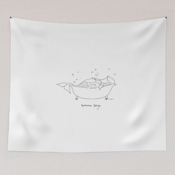 Item preview, Bathtime Beluga designed and sold by kellymaryanski.