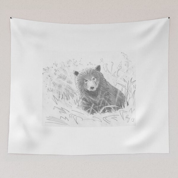 Item preview, Grizzly Bear Cub Drawing designed and sold by MikeJory.