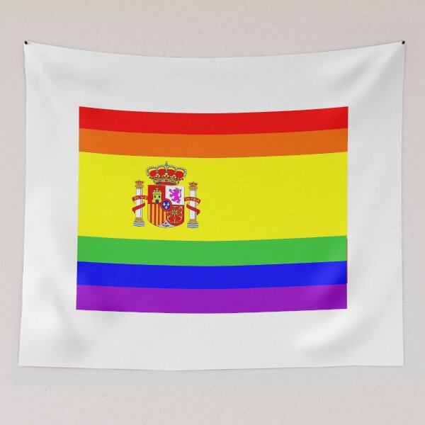 Aperçu de l'œuvre drapeau gay Espagne créée et vendue par tony4urban.