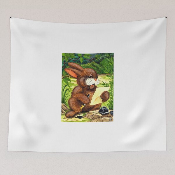 Item preview, RABBIT WRITING LETTER designed and sold by Colette van der Wal.