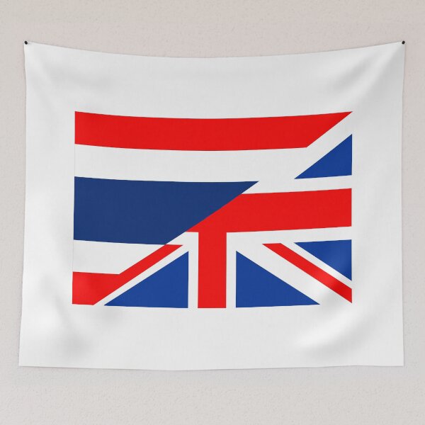 Item preview, thailand uk flag designed and sold by tony4urban.