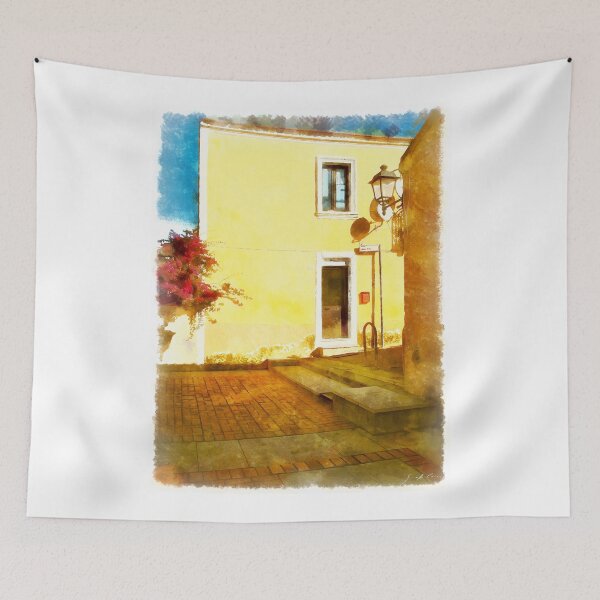 Item preview, Arzachena: view square Pio XII designed and sold by Giuseppe Cocco.