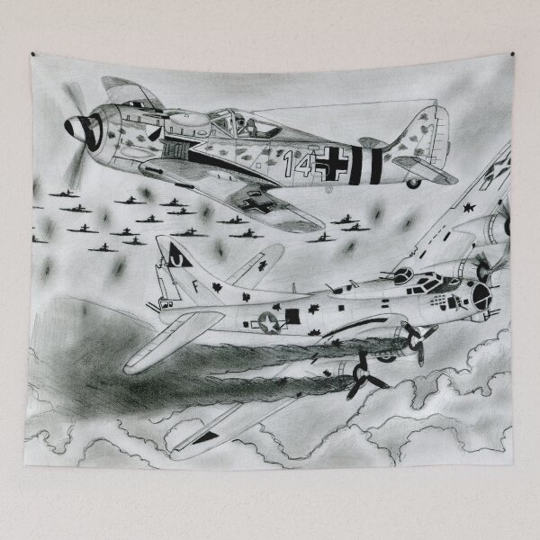 Item preview, FW 190A8 vs B-17G designed and sold by warrior1944.