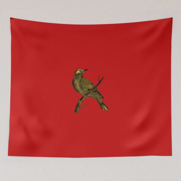 Item preview, golden bird in red designed and sold by sriknick.
