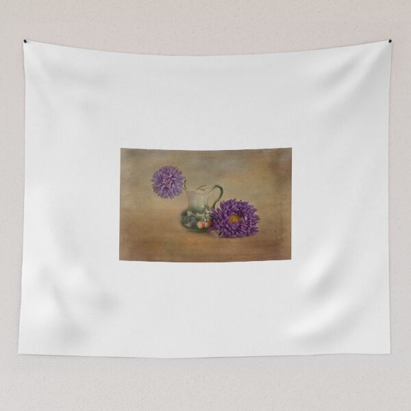 Item preview, Purple asters with textured finish designed and sold by eddiej.