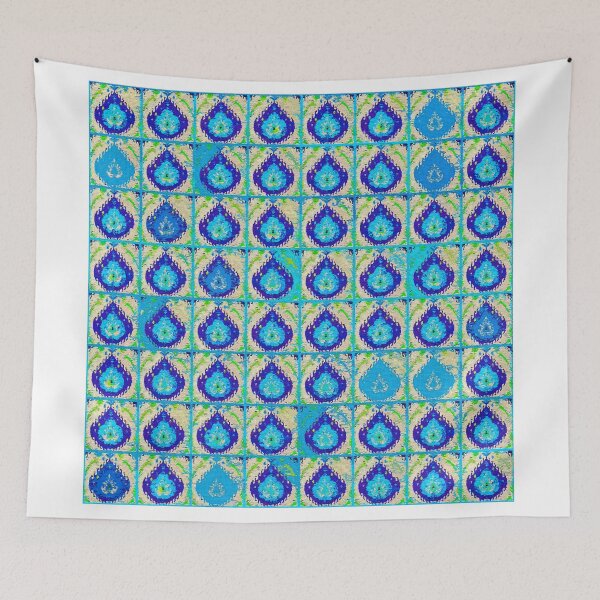 Item preview, Blue Teardrops Pattern designed and sold by Overthetopsm.
