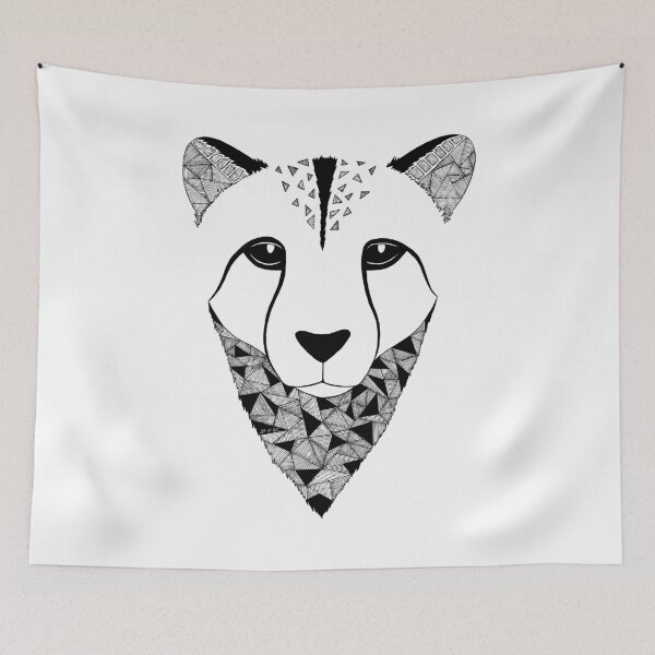 Item preview, Cheetah black and white designed and sold by artetbe.