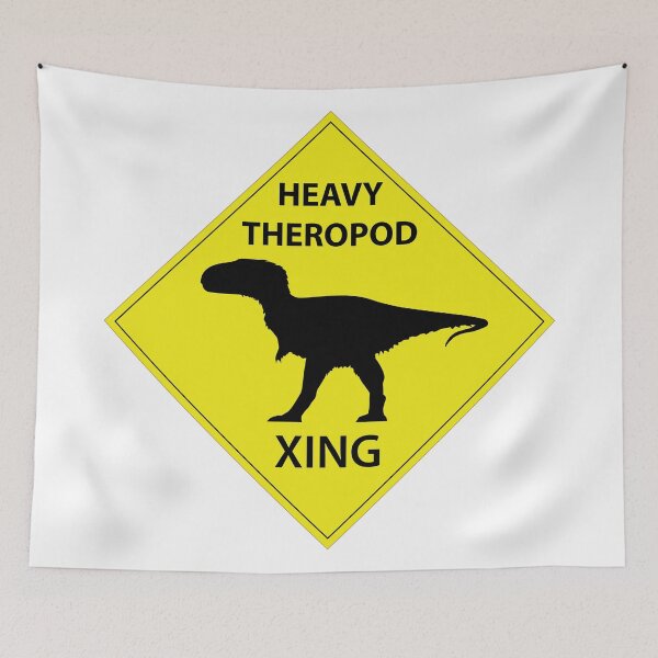 Item preview, Heavy Theropod Xing Sign designed and sold by GaffaMondo.