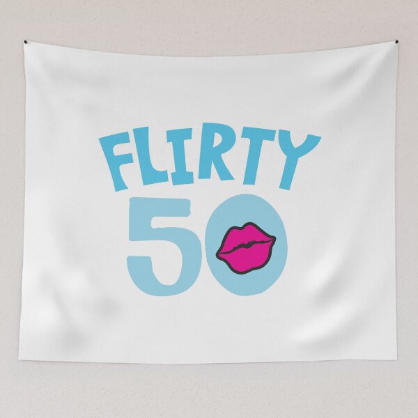 Item preview, Flirty 50 Fifty funny Fiftieth Birthday design designed and sold by jazzydevil.