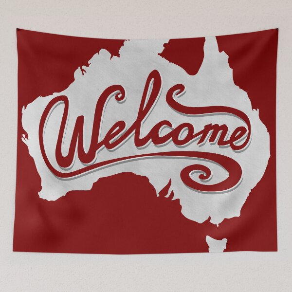 Item preview, Welcome Australia - White designed and sold by dasmich.