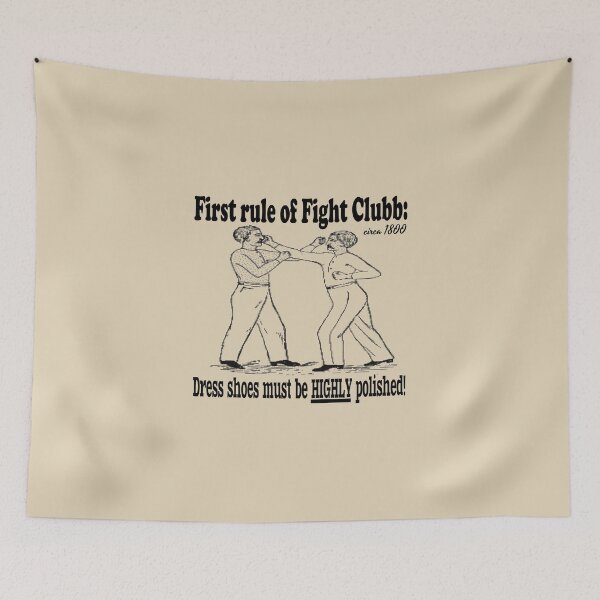Item preview, First Rule of Fight Clubb designed and sold by tommytidalwave.