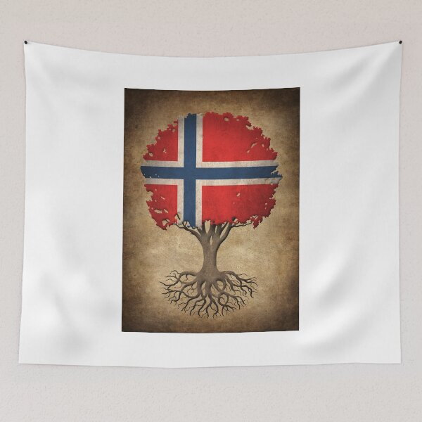 Item preview, Tree of Life with Norwegian Flag designed and sold by JeffBartels.