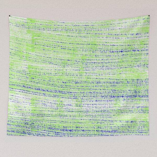 Item preview, Crayon Art Green Blue designed and sold by 83oranges.com.