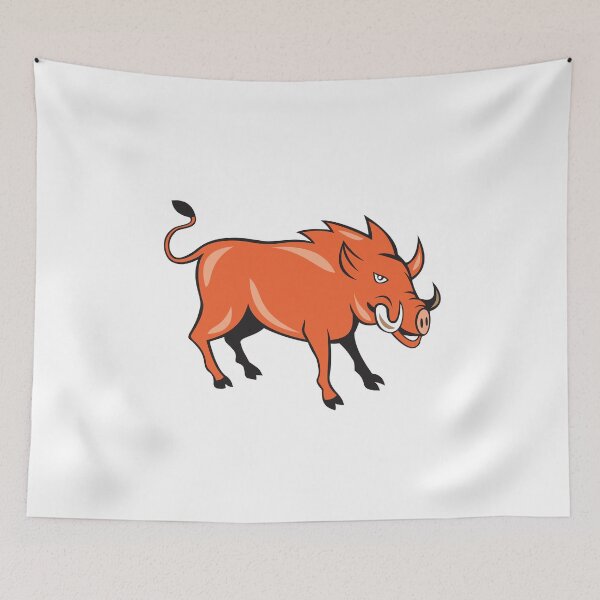 Item preview, Razorback Head Charge Cartoon designed and sold by patrimonio.