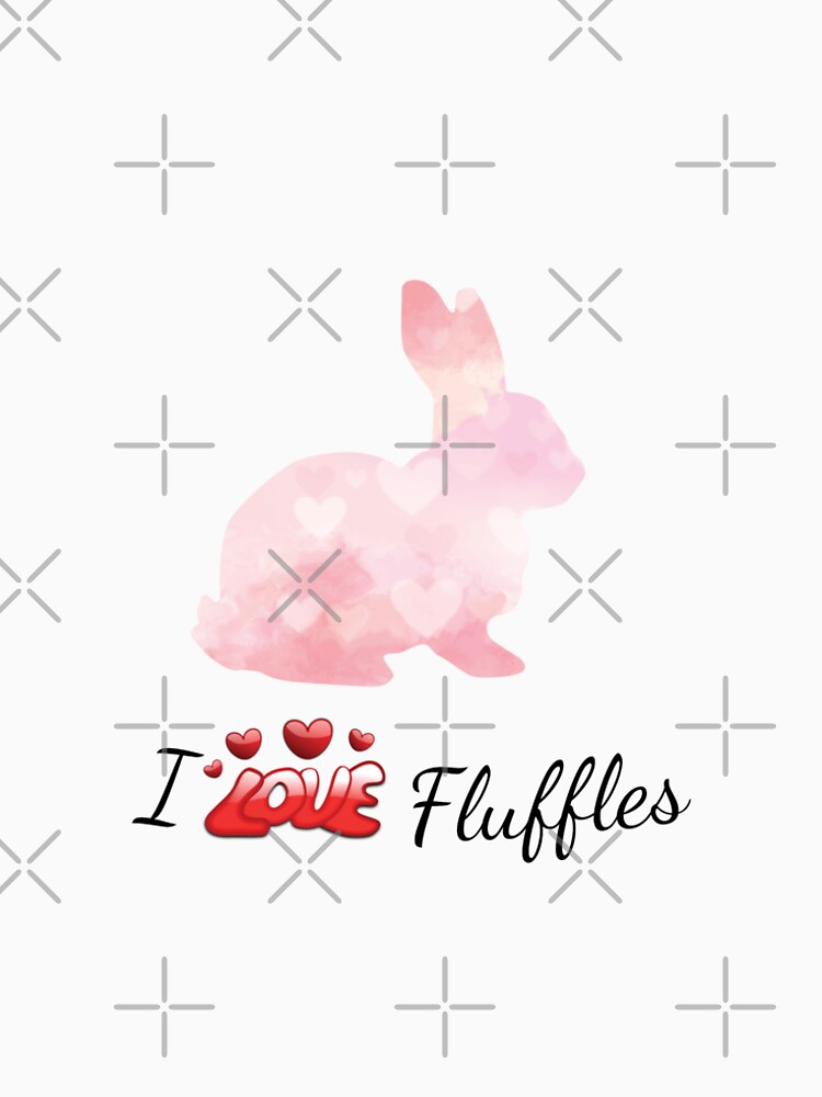 Rabbit: I Love Fluffles! by tribbledesign