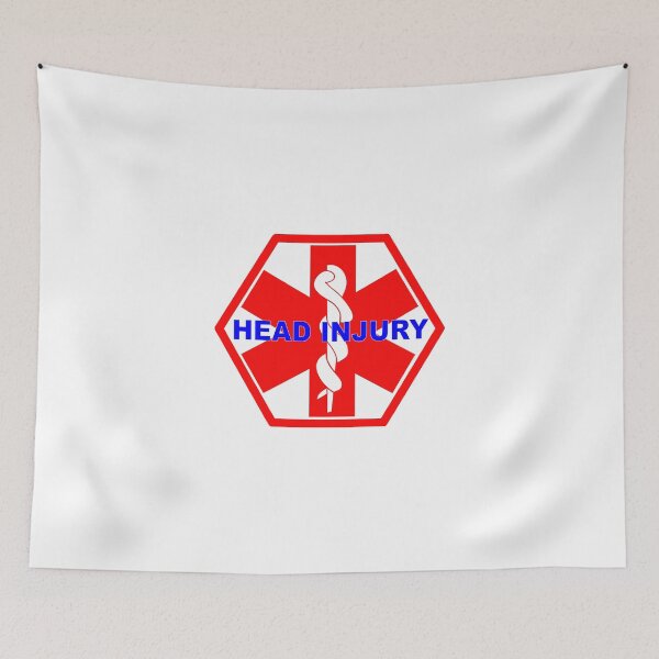 Item preview, Head injury medical alert ID tag designed and sold by SofiaYoushi.