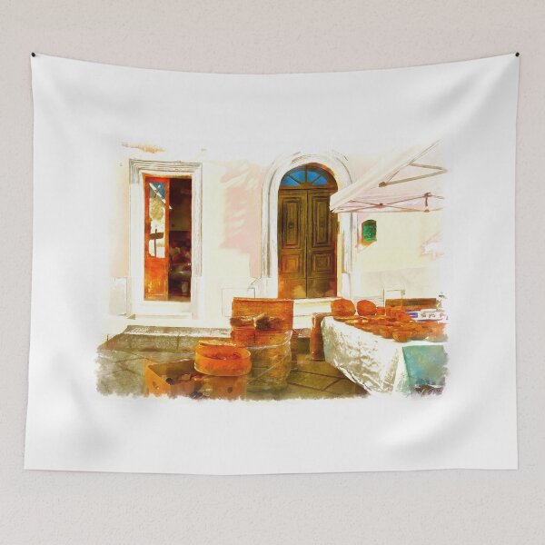 Item preview, Arzachena: market stall designed and sold by Giuseppe Cocco.
