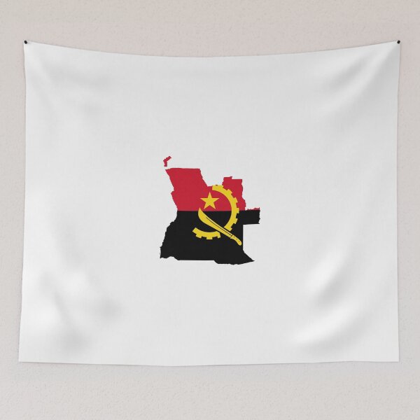 Item preview, Flag Map of Angola  designed and sold by abbeyz71.