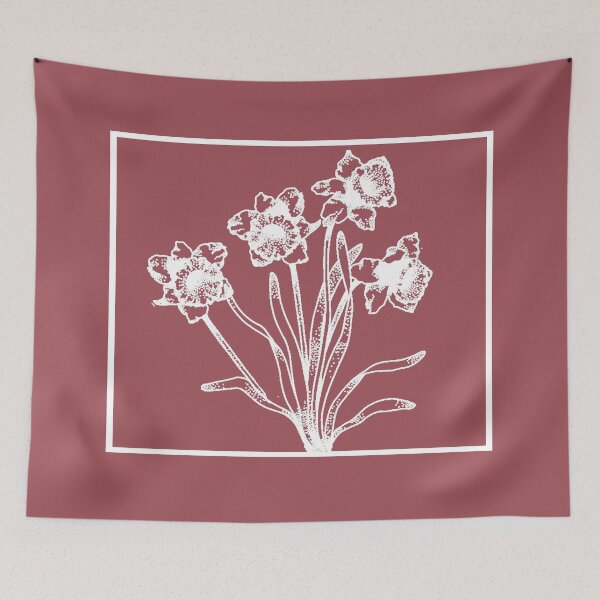 Item preview, Marsala and White Daffodil Design designed and sold by Greenbaby.