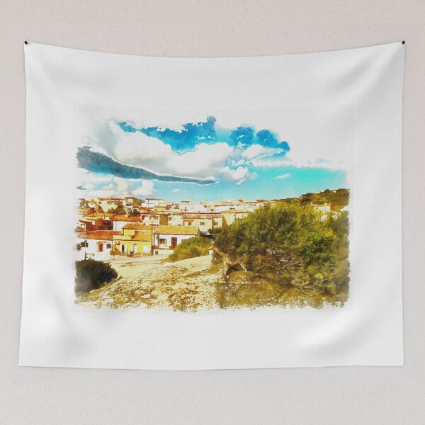 Item preview, Arzachena: landscape and cloud designed and sold by Giuseppe Cocco.