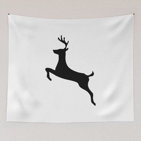 Item preview, Jumping Deer Silhouette designed and sold by shabzdesigns.