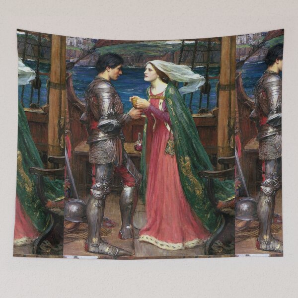 Item preview,  tristan and isolde with the potion - John william waterhouse designed and sold by Vintage Designs +.