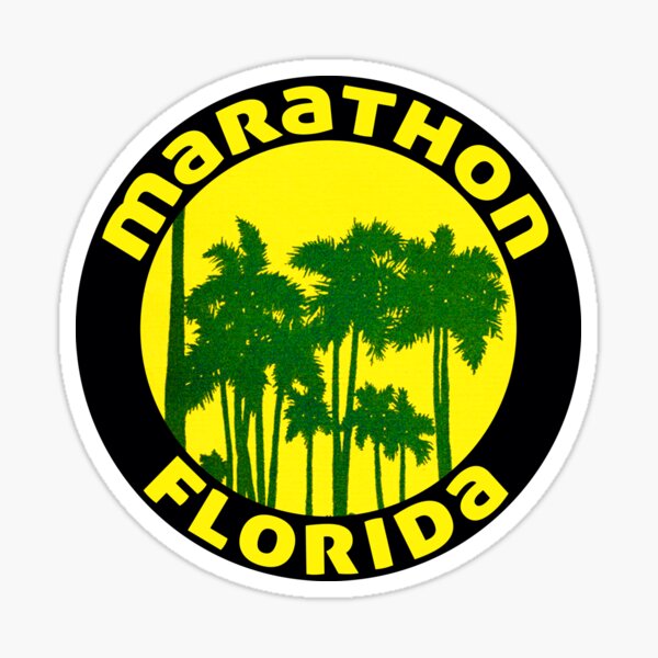 Item preview, Marathon Florida Keys Beach Ocean Travel designed and sold by DESTINATIONS DECAL.
