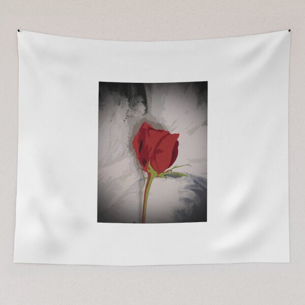 Item preview, Red Rose Painterly Style Image From Photograph designed and sold by adriturner.