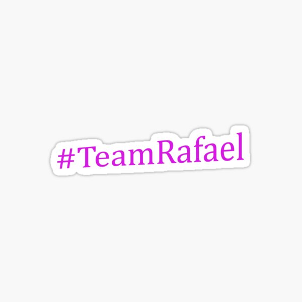 Team Rafael - Purple Text Sticker
