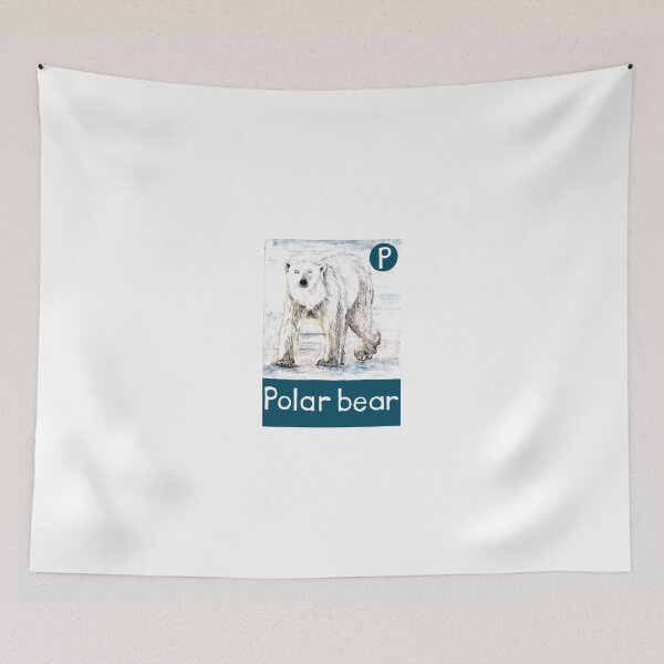 Item preview, P is for Polar bear designed and sold by DavidDonovan.