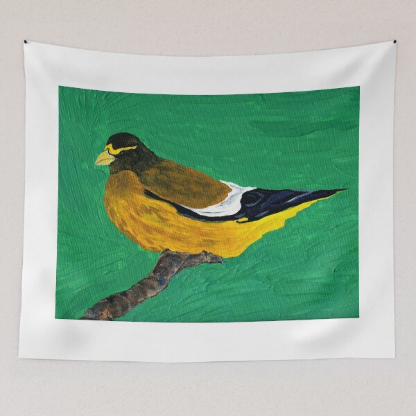 Item preview, An Evening Grosbeak designed and sold by Anne Gitto.