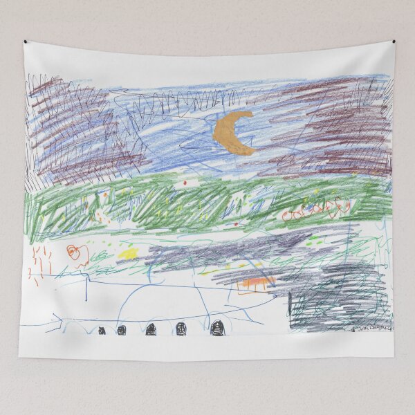 Item preview, Waxing Moon over Mosman designed and sold by John Douglas.