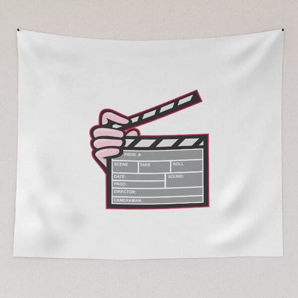 Item preview, Movie Clapboard Hand Cartoon designed and sold by patrimonio.