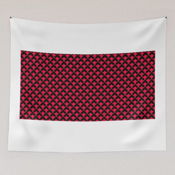 Item preview, geometric abstract pattern red and black background illustration designed and sold by tony4urban.
