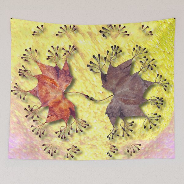 Item preview, Floating Leaves Duvet designed and sold by GolemAura.