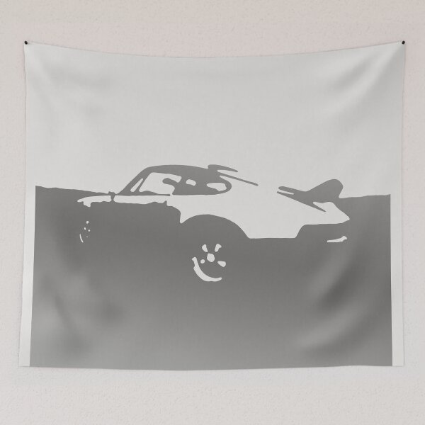 Item preview, Porsche 911 Carrera - Gray on White designed and sold by uncannydrive.