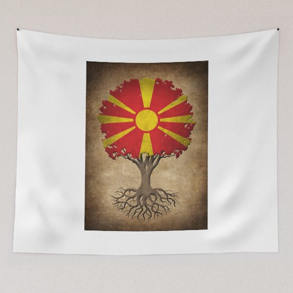 Item preview, Tree of Life with Macedonian Flag designed and sold by JeffBartels.