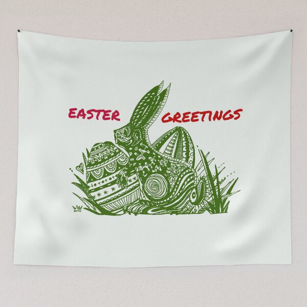 Item preview, Easter Bunny Easter Greetings designed and sold by Heatherian.