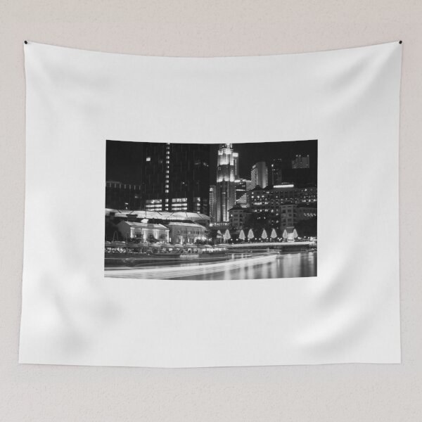 Item preview, River Point at Clark Quay B&W designed and sold by Mike Ashley.