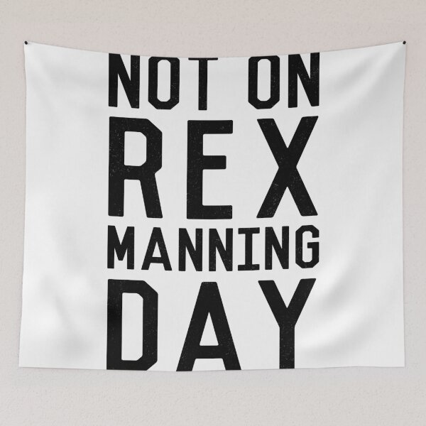 Item preview, Rex Manning Day_Black designed and sold by kellabell9.