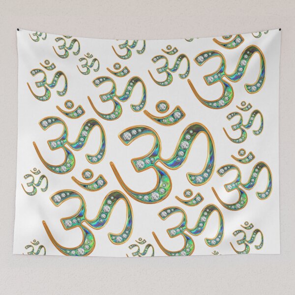 Item preview, OM repetition, in beautiful gold and diamonds design designed and sold by TJ Devadatta Best.