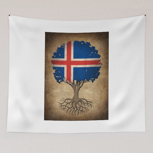 Item preview, Tree of Life with Icelandic Flag designed and sold by JeffBartels.