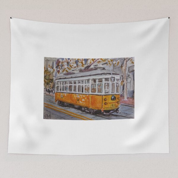 Item preview, San Francisco Orange Streetcar designed and sold by jadlart.