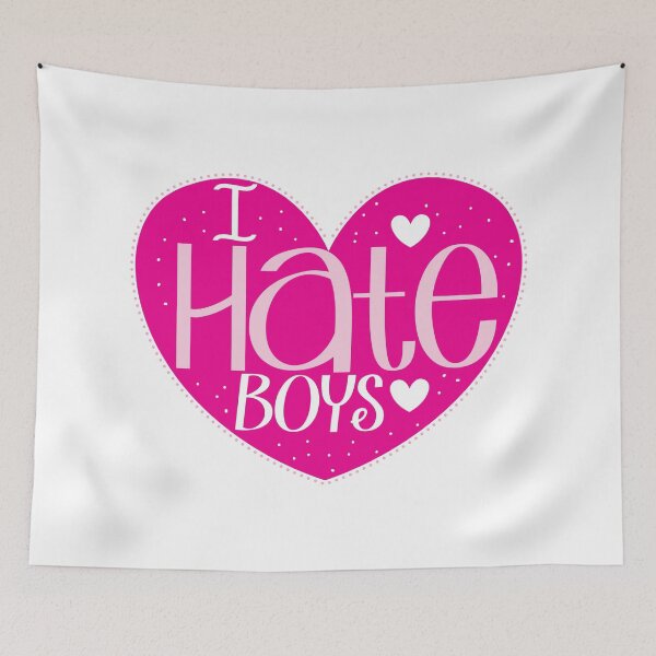 Item preview, I HATE BOYS designed and sold by jazzydevil.
