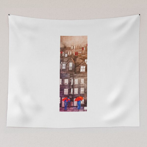 Item preview, The House with the Red Umbrellas. designed and sold by christo65.