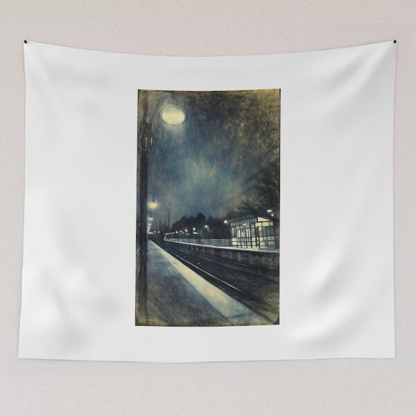 Item preview, Empty Platform at Dawn, Stony Brook Station designed and sold by Smoothstones.